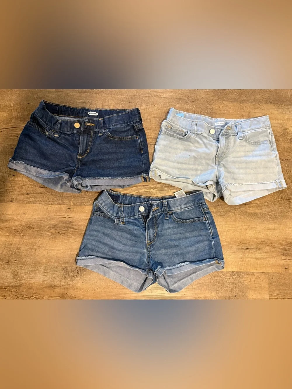 Girls size 12 jean shorts